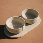 Pino – Classic Dog Bowl – Ultra-durable Sandstone & Hypoallergenic