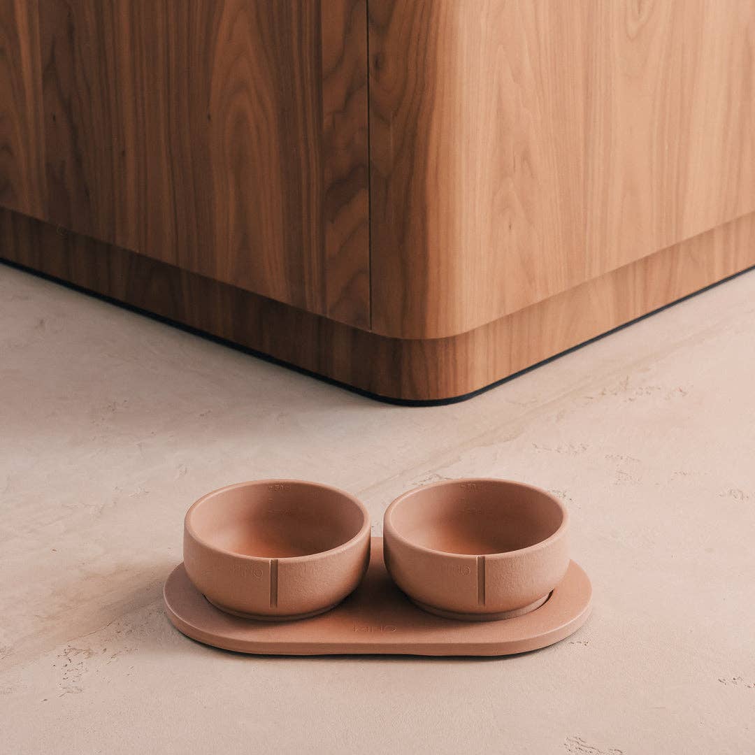 Pino – Cuenco Clásico para Perros – Ultra-durable Arenisca & Hipoalergénico