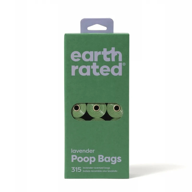 Earth Rated – Dog Waste Bags 21 Pack – Leak-Proof & Recycled