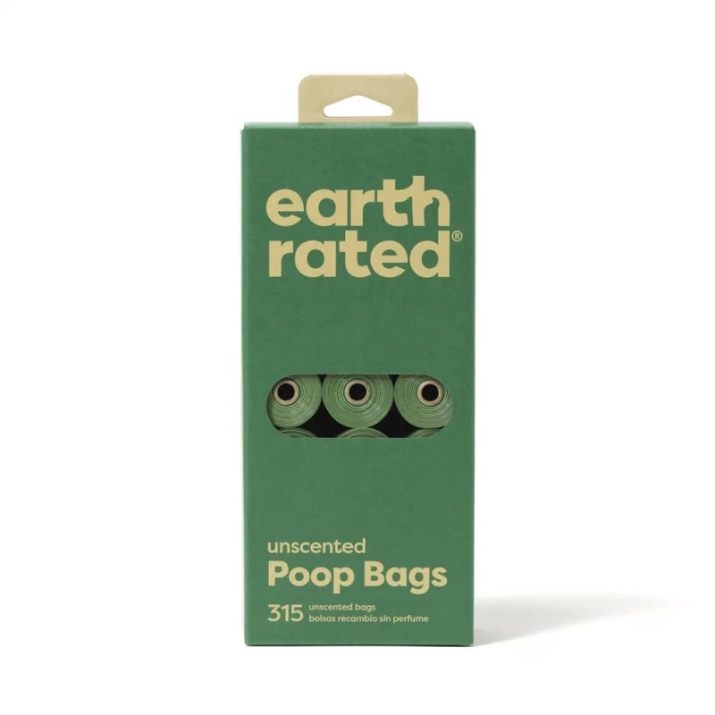Earth Rated – Dog Waste Bags 21 Pack – Leak-Proof & Recycled