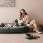 Pino – Cuenco Clásico para Perros – Ultra-durable Arenisca & Hipoalergénico