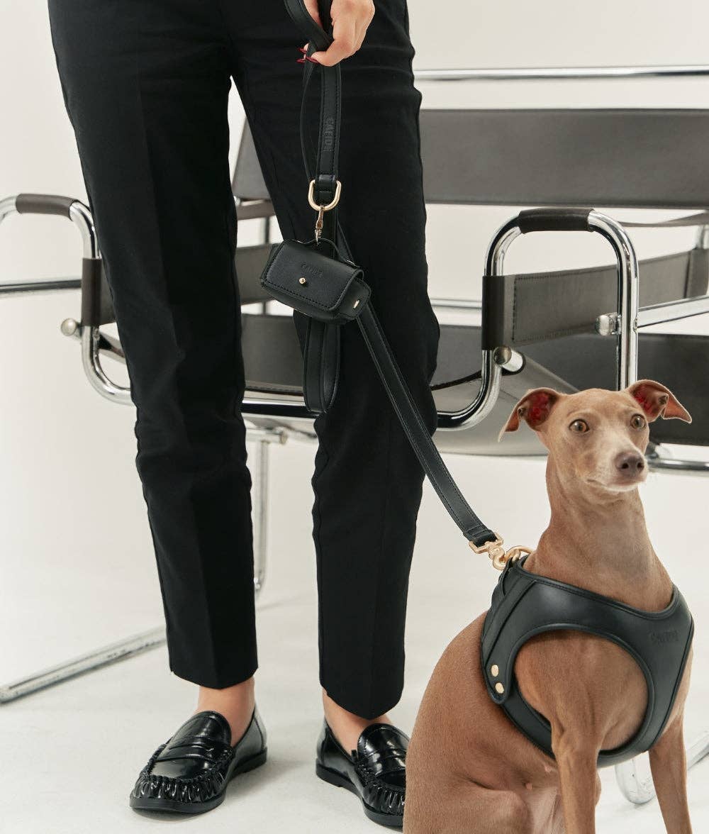 CAFIDE – Jala Leash Black – Vegan Leather