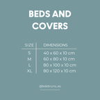 B de Bruno – Puglia – Removable Dog Bed with High-Resilience Foam