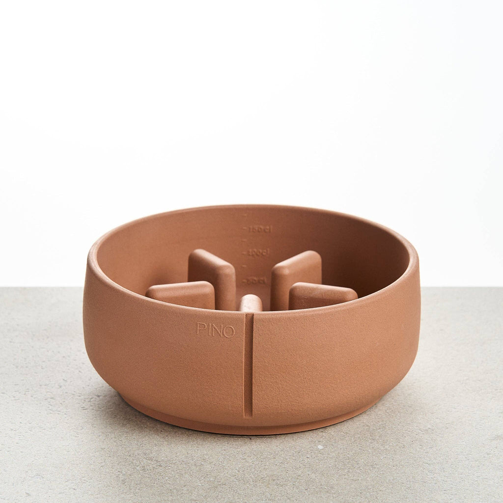 Pino – Slow Feeder Bowl – Ultra-durable Sandstone & Hypoallergenic