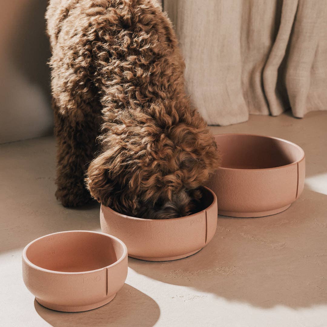 Pino – Classic Dog Bowl – Ultra-durable Sandstone & Hypoallergenic