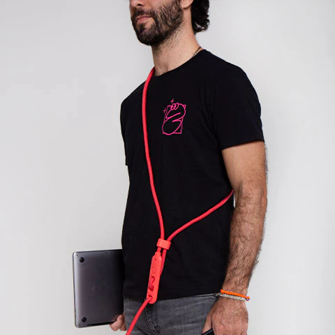 Zee.Dog – Neon Coral – Hands-Free Leash
