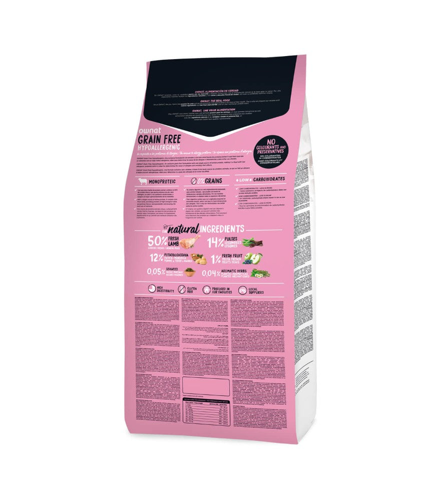 Ownat Kibble - Grain‑Free Hypoallergenic Lamb for Mini Breeds