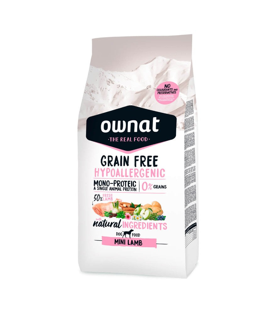 Ownat Kibble - Grain‑Free Hypoallergenic Lamb for Mini Breeds