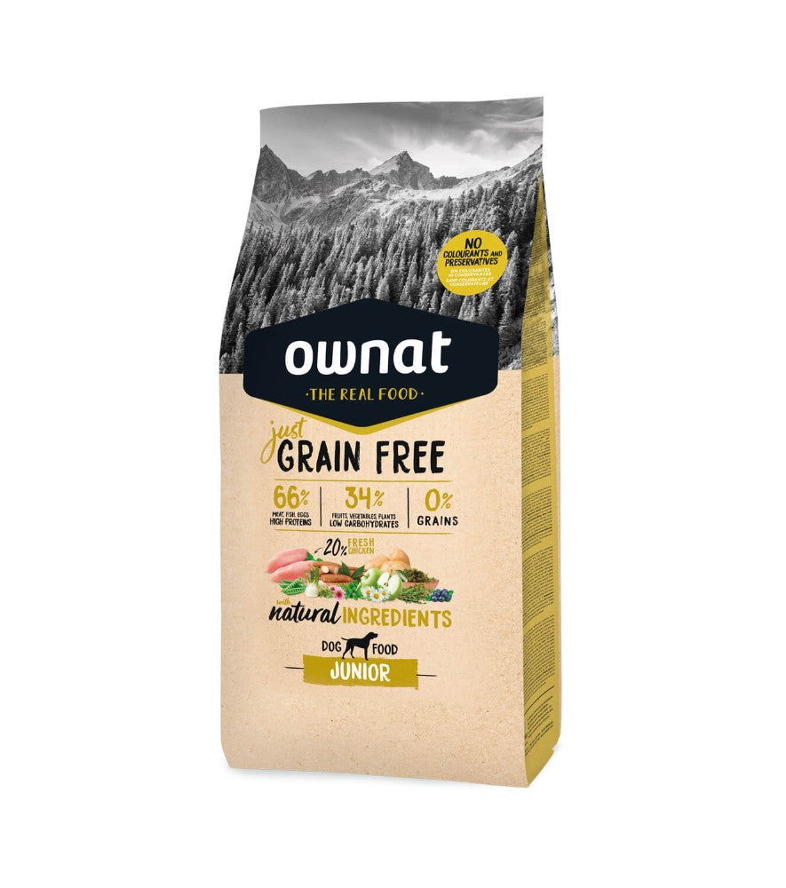 Ownat Grain‑Free Kibble - Chicken for Junior Dogs