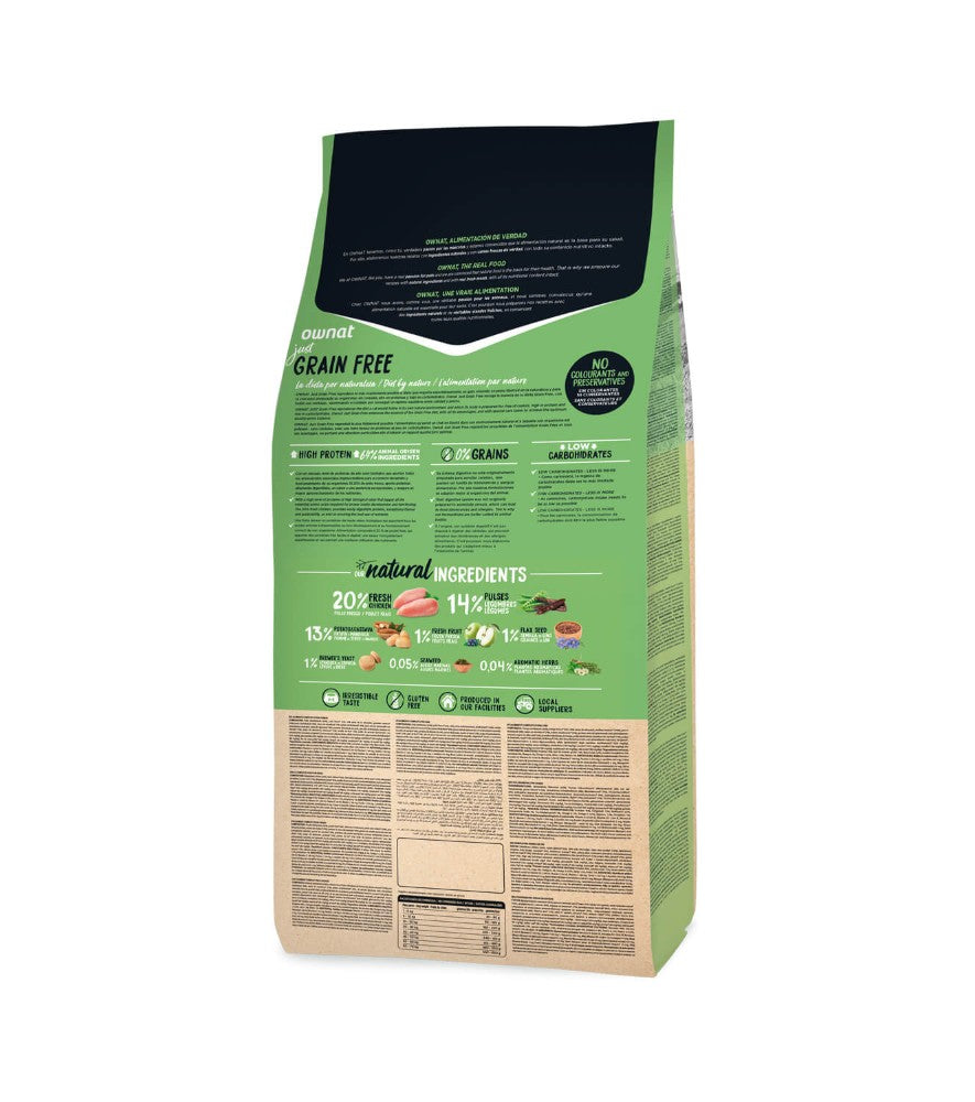 Ownat Grain‑Free Kibble - Chicken Light - Adult Dog Food