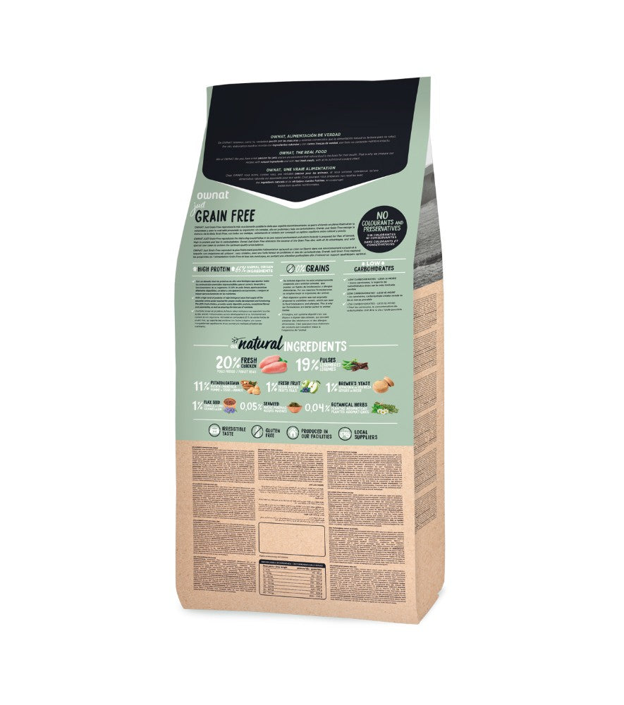 Ownat Grain‑Free Kibble - Chicken for Adult Dogs