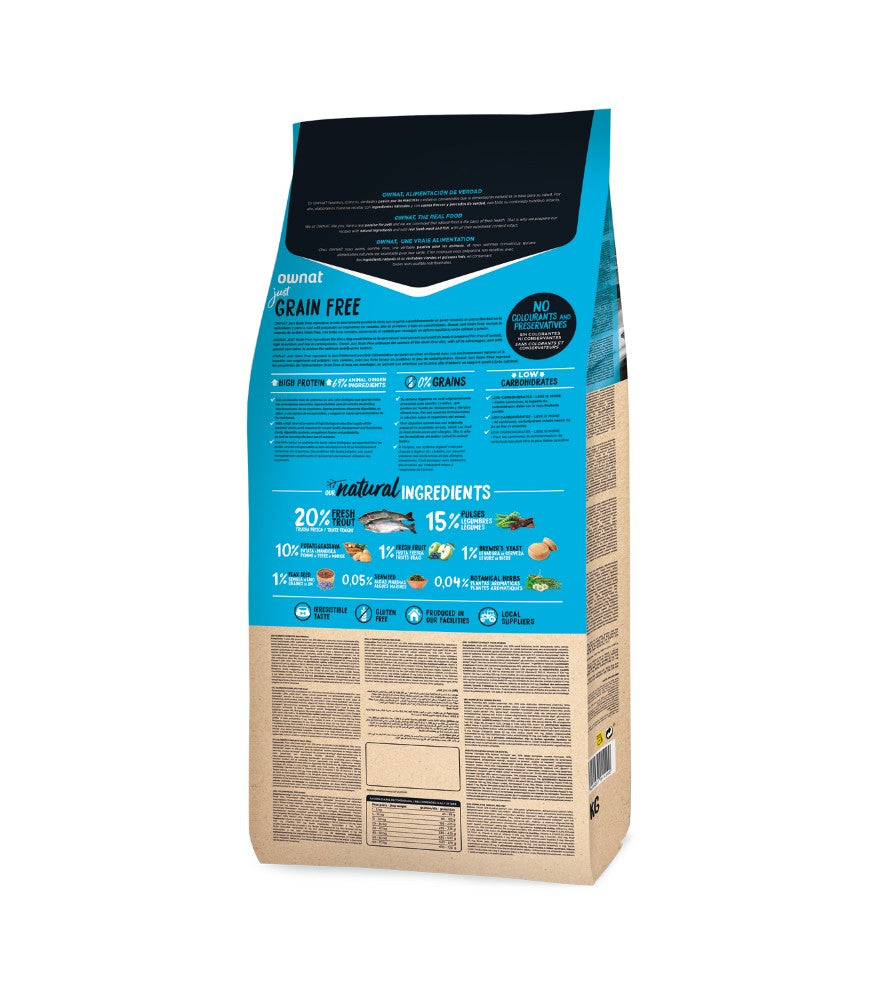 Ownat Grain‑Free Kibble - Trout - Adult Dog Food