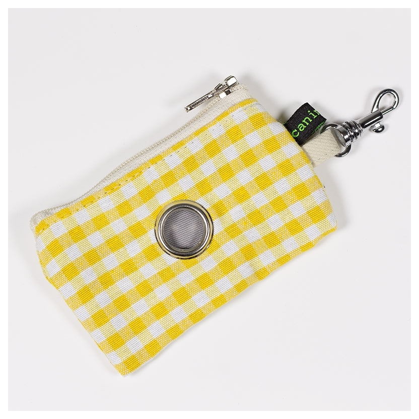 Caninetto Poop Bag Dispenser Vichy Yellow