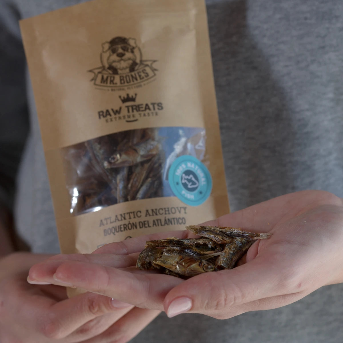 Mr.Bones Natural Dog Chews – Anchoa Atlántica – Sin Granos