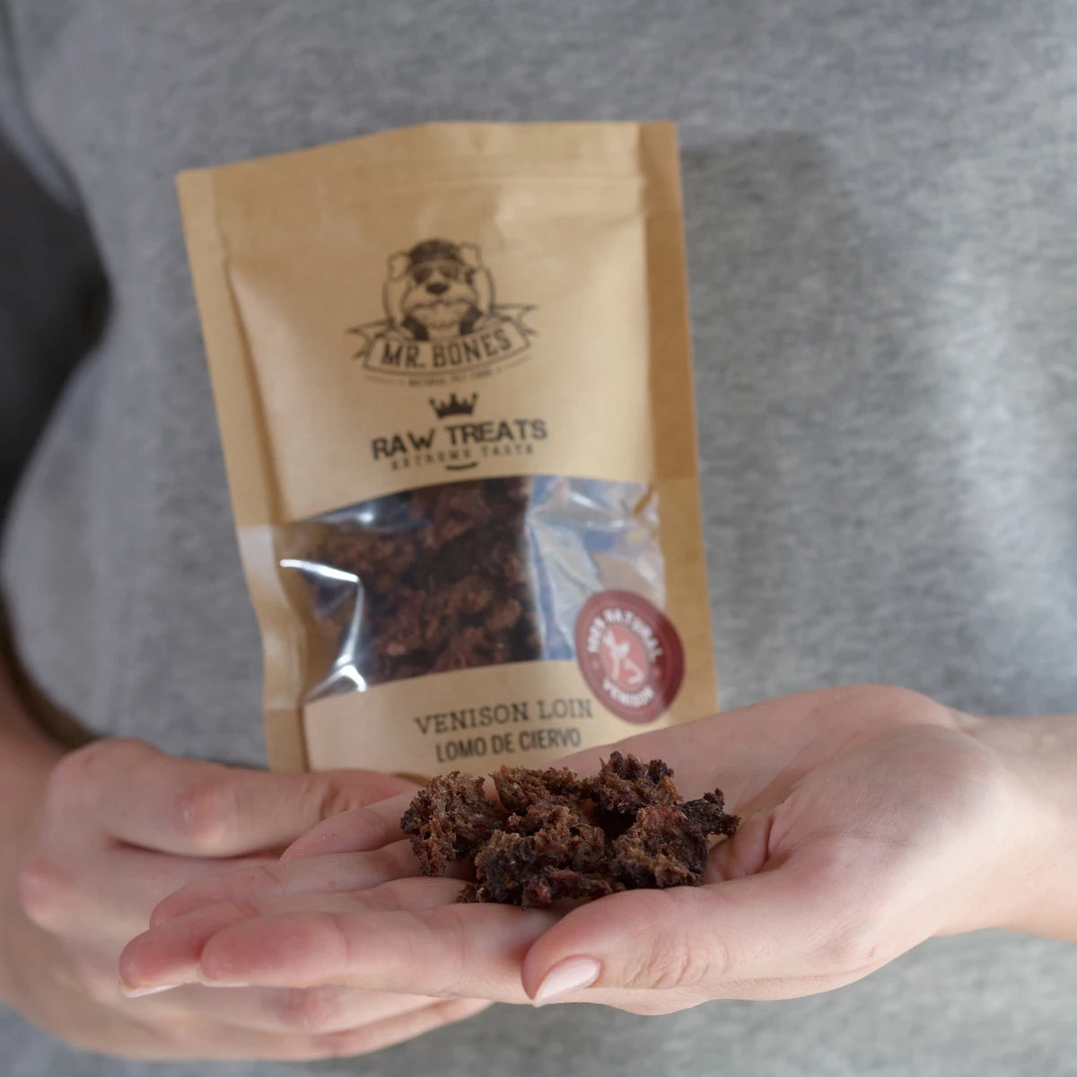 Mr.Bones Natural Dog Treats – Venison Raw – Single-Protein