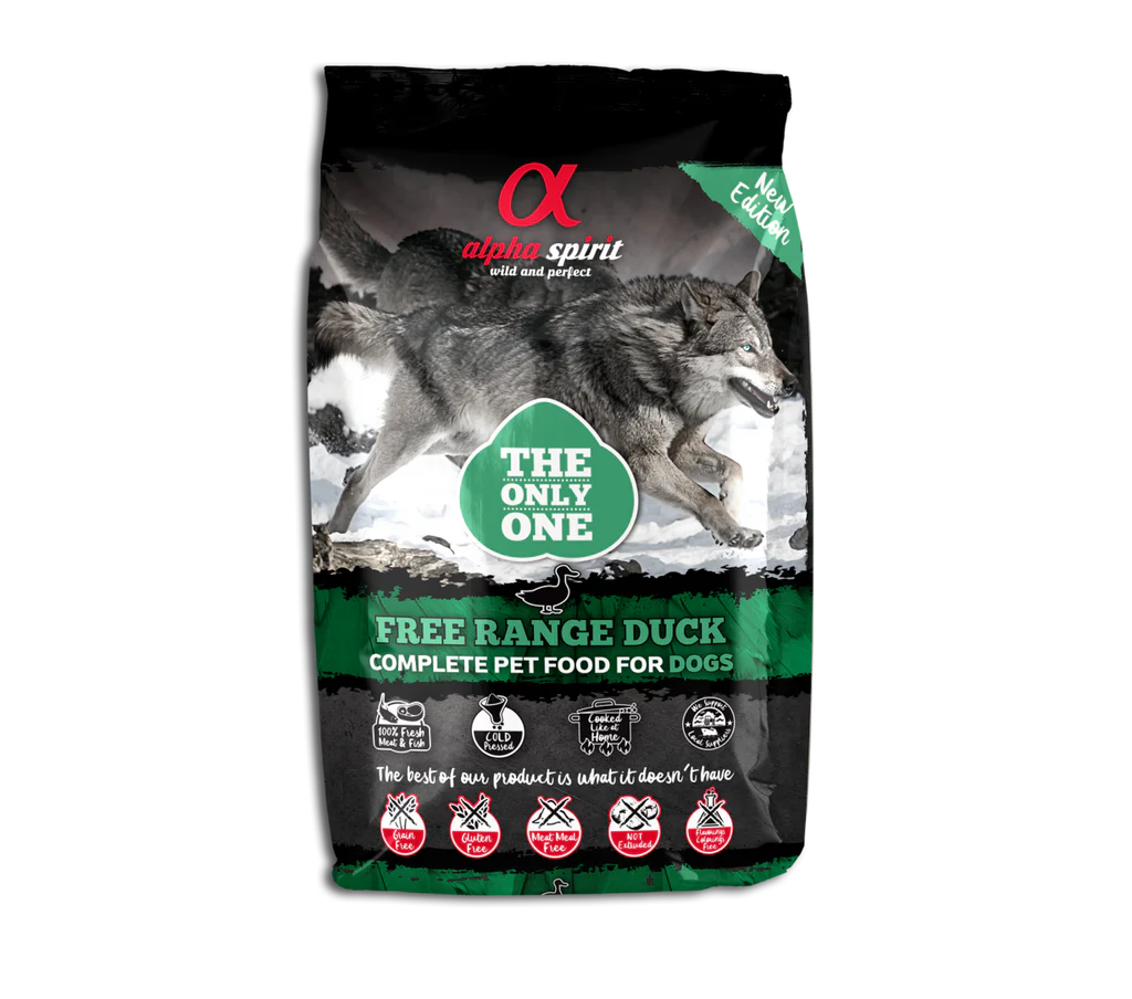 Alpha Spirit Kibble - Duck & Fish Recipe - Adult Dogs (The Only One)