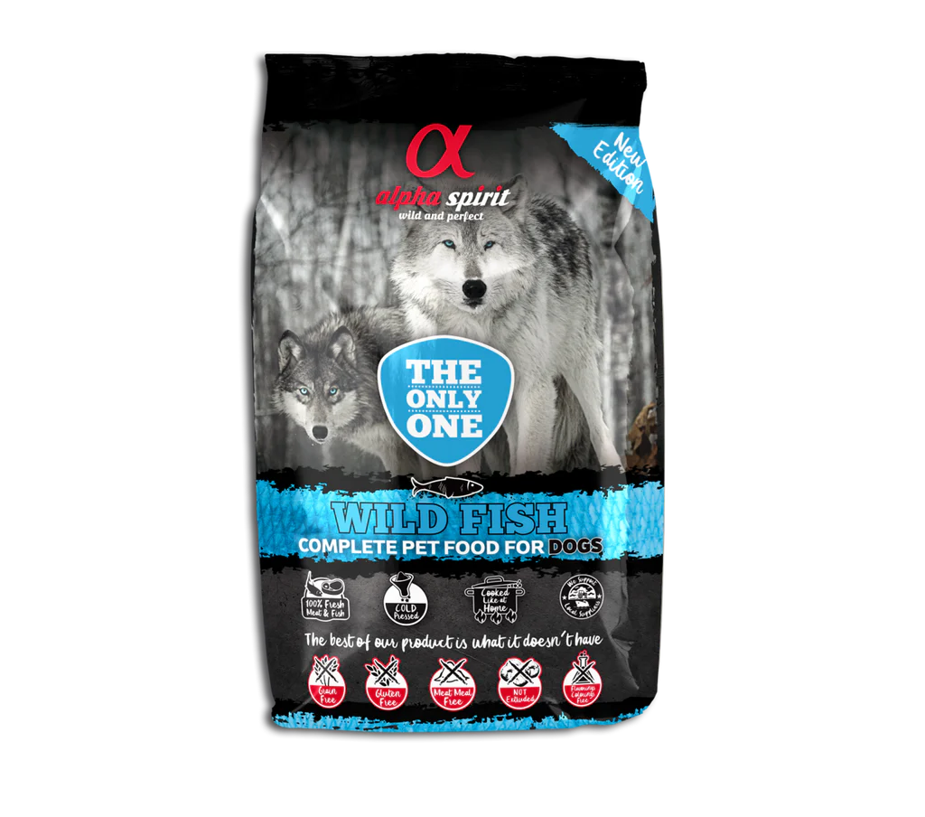 Alpha Spirit Kibble - Wild Fish Recipe - Adult Dogs (The Only One)