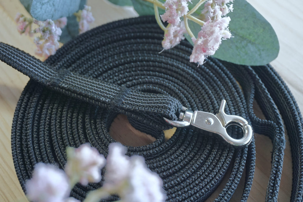 MásQcan Dog Leash - Rubber-Grip Polypropylene 15mm - w/Handle - 5m