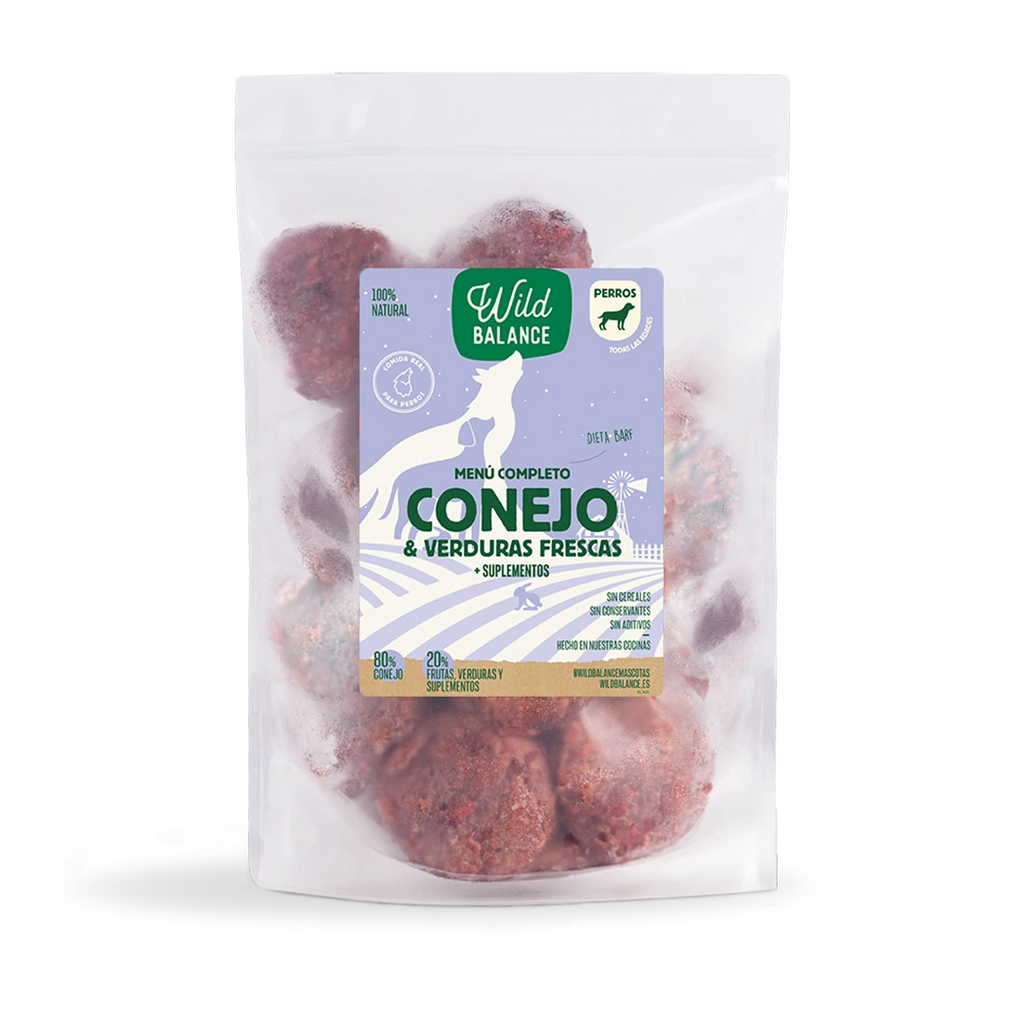 Wild Balance Menú completo de conejo para perros