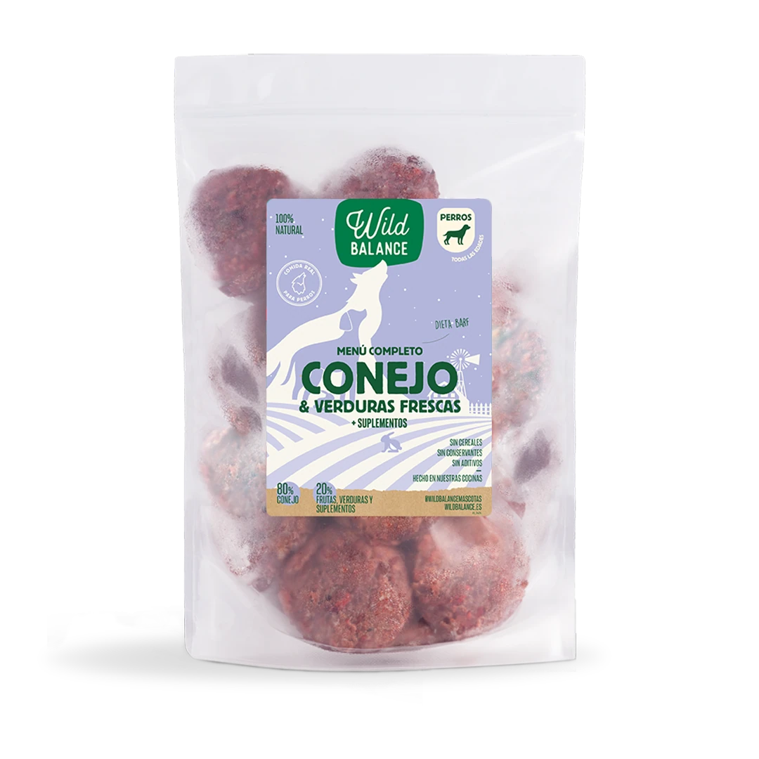 Wild Balance Menú completo de conejo para perros