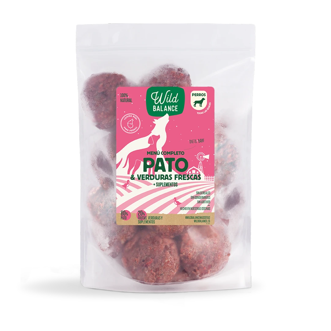 Wild Balance Menú completo pato para perros