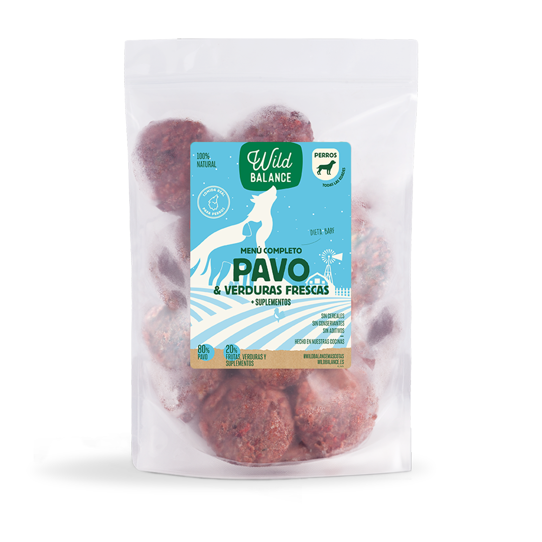 Wild Balance Menú completo de pavo para perros