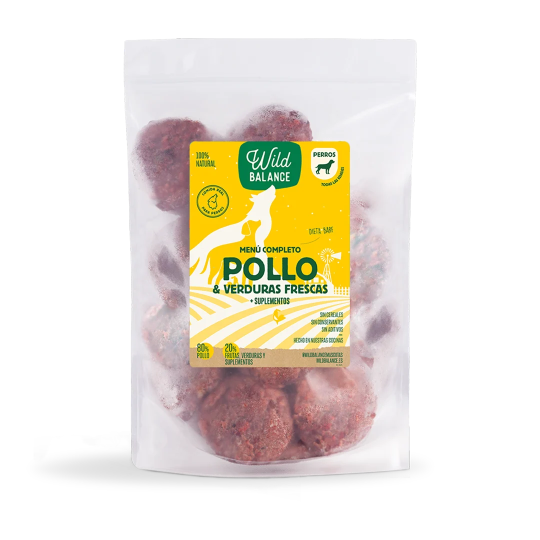Wild Balance BARF Menú completo de pollo para perros