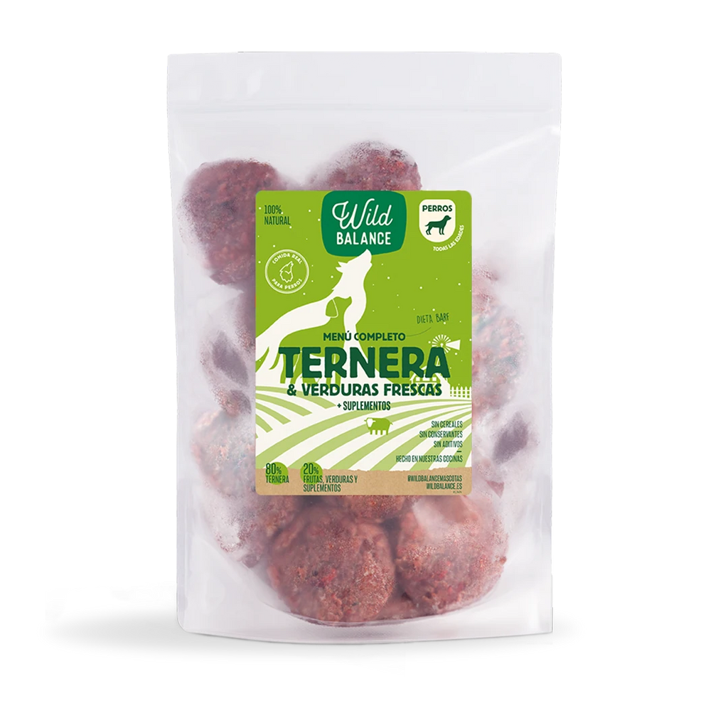 Wild Balance Menú completo de ternera para perros