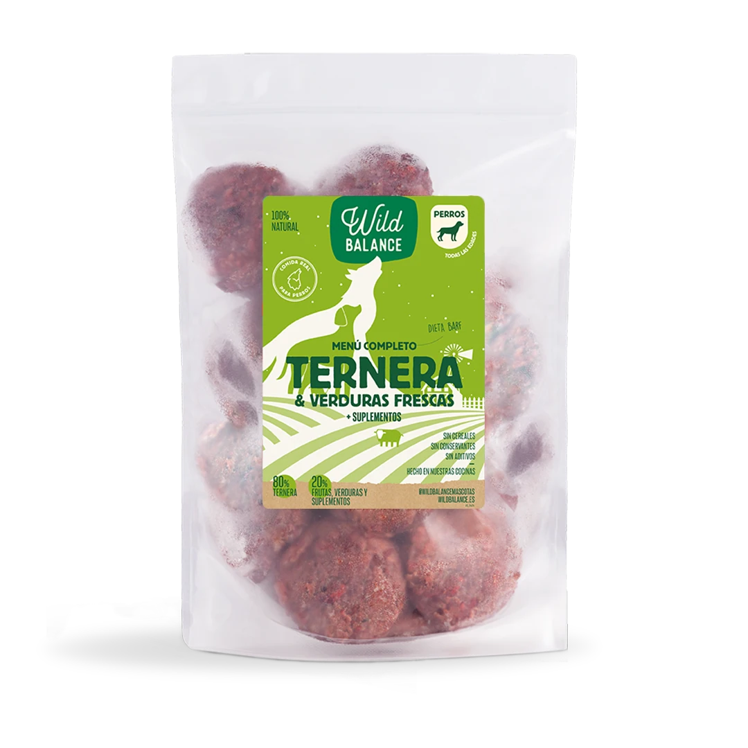 Wild Balance Menú completo de ternera para perros