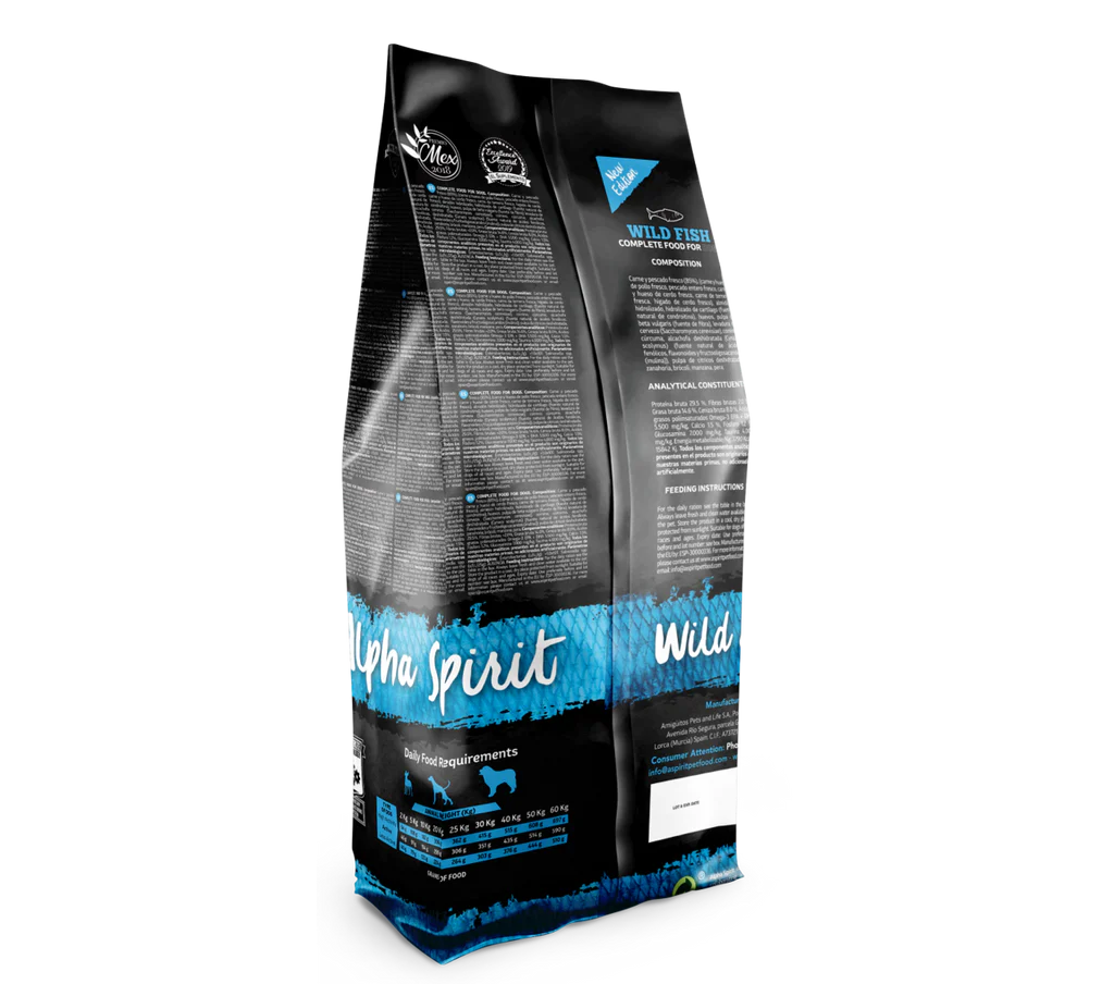Alpha Spirit Kibble - Wild Fish Recipe - Adult Dogs (The Only One)